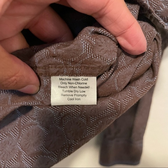 Pronto Uomo Men Dandelion Print Button Front Career Formal Dress Shirt Size XL - Picture 9 of 9